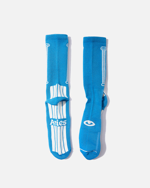 Aries Arise Column Socks in Light Blue blues store www.bluesstore.co
