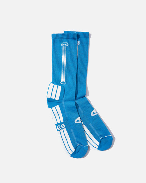 Aries Arise Column Socks in Light Blue blues store www.bluesstore.co