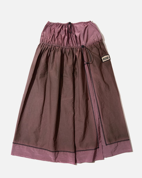 Aries Arise AW24 Spruzzo Nylon Snow Skirt in Dark Olive blues store www.bluesstore.co