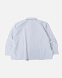 Baserange Kolla Shirt in lilac stripe from the brands Spring 2024 collection blues store www.bluesstore.co