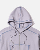 Baserange Autumn 2024 Way Zipped Hoodie in Path Grey blues store www.bluesstore.co
