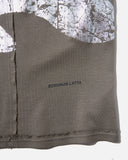 Eckhaus Latta Lapped Baby Tee in Reflector Grey blues store www.bluesstore.co
