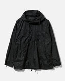 Engineered Garments Cagoule Shirt in Black Polka Dot Nylon Taffeta blues store www.bluesstore.co