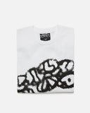 Lilypad Magazine Faded Logo t-shirt in white blues store www.bluesstore.co