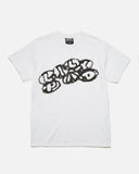 Lilypad Magazine Faded Logo t-shirt in white blues store www.bluesstore.co