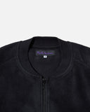 Needles Sportswear BB Jacket - PE/R Fleece in Black blues store www.bluesstore.co