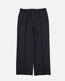 Needles W.U. Straight Pant - PE/R/PU Cavalry Twill in Black blues store www.bluesstore.co