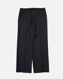 Needles W.U. Straight Pant - PE/R/PU Cavalry Twill in Black blues store www.bluesstore.co
