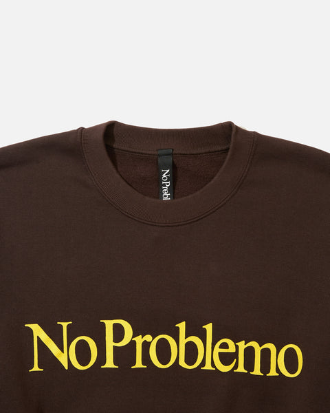 No Problemo AW24 Sweatshirt in Brown