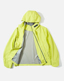 Sturla Hooded Curve Closure Jacket in Jonquil Green blues store www.bluesstore.co