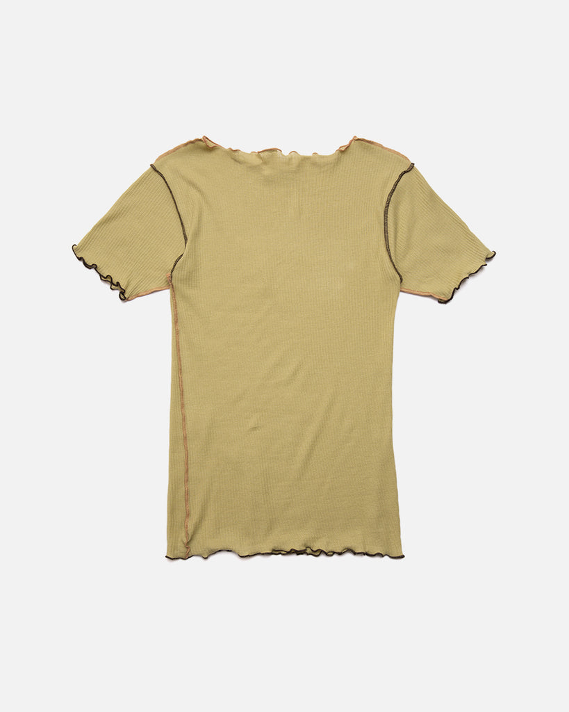 Vein Tee in Sage Green from the Baserange Pre Autumn / Winter 2023 collection blues store www.bluesstore.co