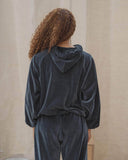baserange Pillow Hoodie in Petroleum Blue blues store www.bluesstore.co