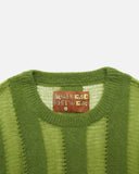 Fuzzy Threadbare Sweater in Green from the Brain Dead Autumn / Winter 2023 collection blues store www.bluesstore.co