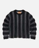 Fuzzy Threadbare Sweater in Black from the Brain Dead Autumn / Winter 2023 collection blues store www.bluesstore.co