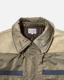cav empt aw24 Leather Shoulder Bomber Jacket in Khaki blues store www.bluesstore.co