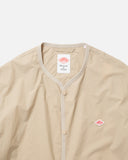 A collarless jacket in sand beige from Danton's Spring / Summer 2023 collection blues store www.bluesstore.co