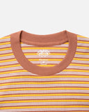A mustard and brown stripe Pocket T-shirt from Danton's Spring / Summer 2023 collection blues store www.bluesstore.co