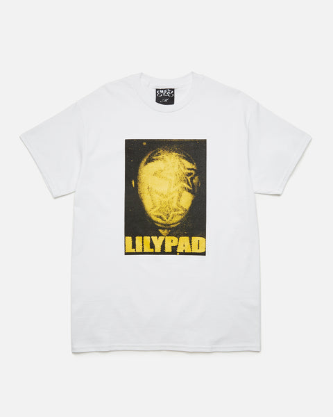 Photoshirt by Quinn in white for Lilypad Magazine blues store www.bluesstore.co