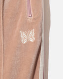 Needles Narrow Track Pant in Old Rose C/Pe Velour from the brands Spring / Summer 2023 collection blues store www.bluesstore.co