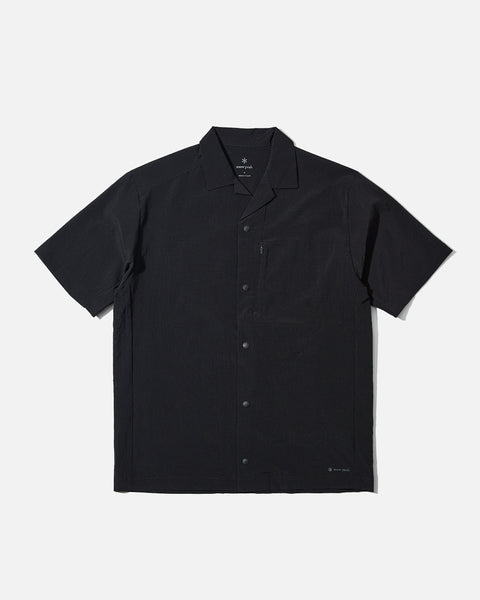 snow peak Breathable Quick Dry Shirt in Black blues store www.bluesstore.co