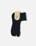 snow peak Mid Tabi Socks in Black blues store one www.bluesstore.co