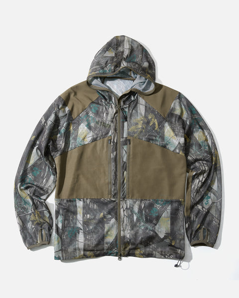snow peak Printed Insect Shield Mesh Jacket in Khaki blues store www.bluesstore.co