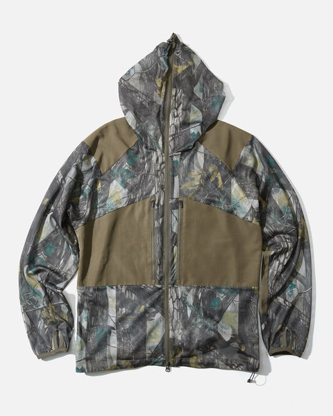 snow peak Printed Insect Shield Mesh Jacket in Khaki blues store www.bluesstore.co