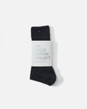 snow peak Recycled Cotton Socks in Black blues store www.bluesstore.co