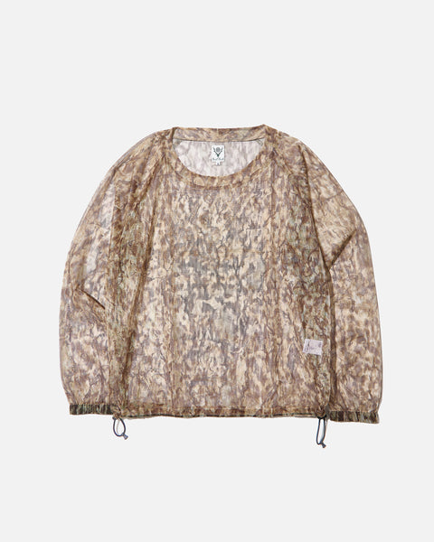 south2 west8 Bush Crew Neck Shirt in Horn Camo Lightweight Mesh blues store www.bluesstore.co