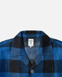 south2 west8 Cabana Shirt R/PE Rough Cloth / Plaid in Blue blues store www.bluesstore.co