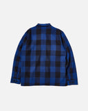 south2 west8 Smokey Shirt Cotton Buffalo Plaid Twill in Blue blues store www.bluesstore.co