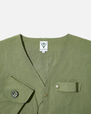 south2 west8 Tenkara Jacket in Lt. Olive Nylon Oxford blues store www.bluesstore.co