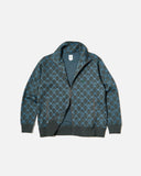 south2 west8 Trainer Jacket Poly Jq. / Skull & Target in Green blues store www.bluesstore.co