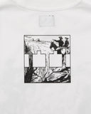 Two Dark Humps Longsleeve in White from The Trilogy Tapes Spring / Summer 2023 collection blues store www.bluesstore.co