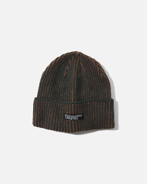 thisisneverthat 2Tone Beanie in Brown blues store www.bluesstore.co