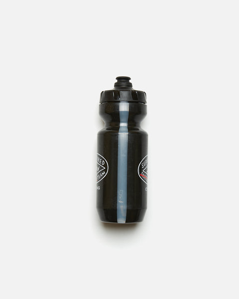 Cycling Team Bidon bottle in Black from Tired Skateboards blues store www.bluesstore.co