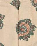 UW1082 Paisley Slacks in Yellow from the Unused Spring / Summer 2023 collection blues store www.bluesstore.co