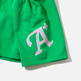 A+ Message A+ Terry Shorts in Double Mint blues store www.bluesstore.co