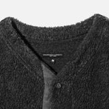 Engineered Garments Charcoal Wool Poly Shaggy Knit Cardigan blues store www.bluesstore.co