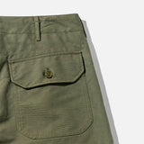 Engineered Garments Deck Pant in Olive Cotton Double Cloth blues store www.bluesstore.co