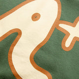 A+ Message P.A.M. (Perks and Mini) Hooded Sweat in Kale blues store www.bluesstore.co