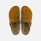 Boston Soft Footbed in Mink Suede from Birkenstock blues store www.bluesstore.co