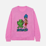 Buddies Sweater in Fuchsia from Brain Dead blues store www.bluesstore.co