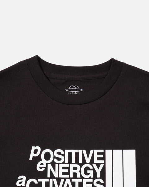 Positive Energy T-shirt in Black from Fountain blues store www.bluesstore.co