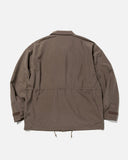 Peach Cloth Shirt Blouson in D. Brown from the Meanswhile Spring / Summer 2023 collection blues store www.bluesstore.co
