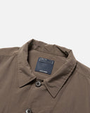 Peach Cloth Shirt Blouson in D. Brown from the Meanswhile Spring / Summer 2023 collection blues store www.bluesstore.co