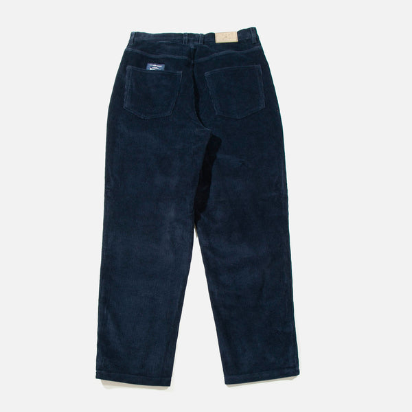 SS22 DRS Corduroy Pants in Navy from Pop Trading Company blues store www.bluesstore.co