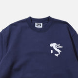 P.iu P.asta Sweatshirt in Navy Blue from Public Possession blues store www.bluesstore.co