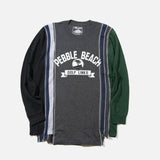 SS22 7 Cuts Short Sleeve College Tee from Rebuild by Needles blues store www.bluesstore.co