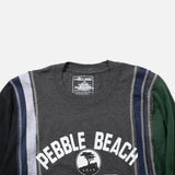 SS22 7 Cuts Short Sleeve College Tee from Rebuild by Needles blues store www.bluesstore.co